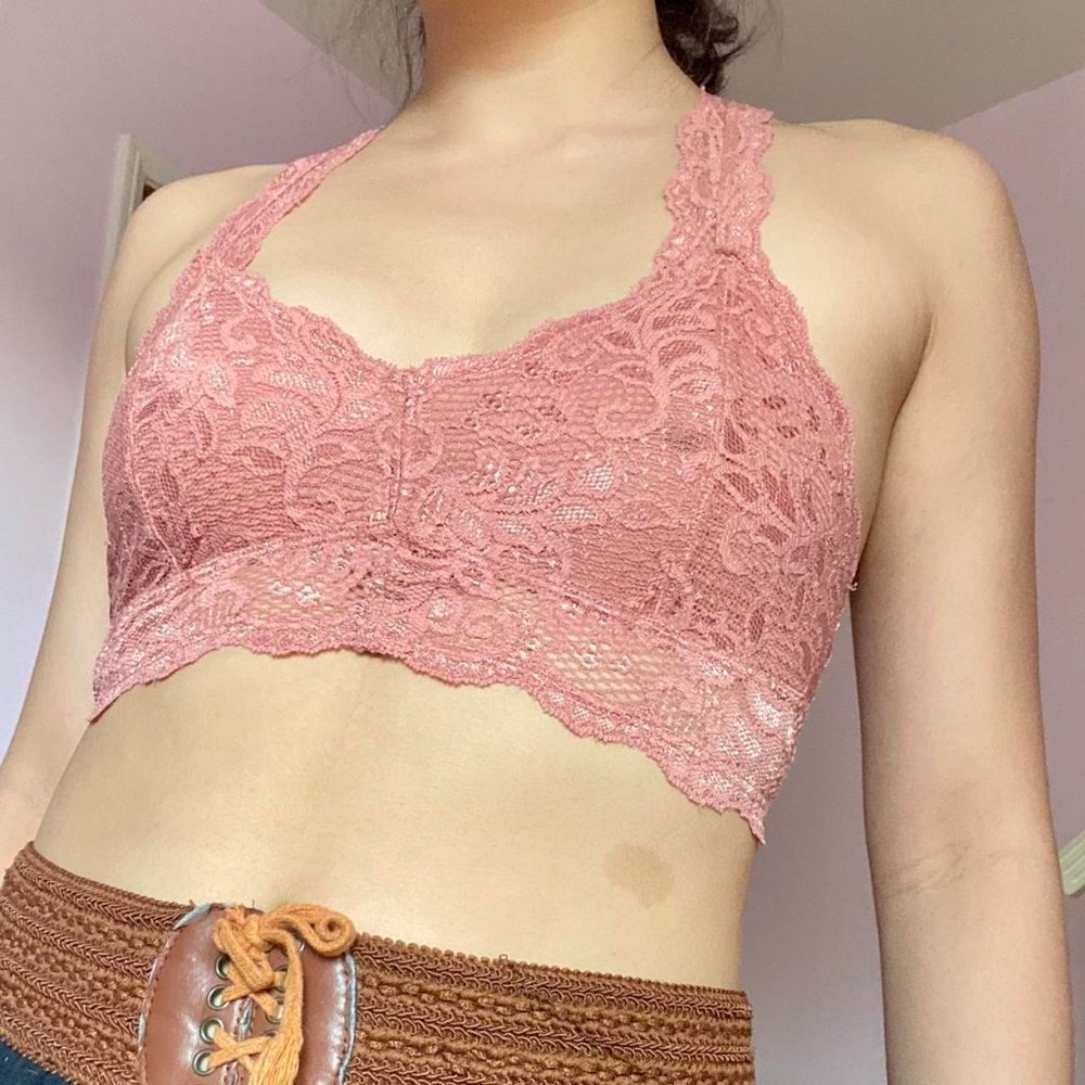 Light Pink / Blush Bralette from Express